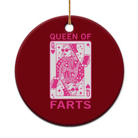 Queen of Farts Ceramic Ornament Funny Joke Inappropriate Fart Prank Gift - Wonder Print Shop
