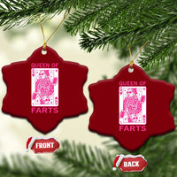 Queen of Farts Ceramic Ornament Funny Joke Inappropriate Fart Prank Gift - Wonder Print Shop