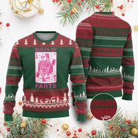 Queen of Farts Ugly Christmas Sweater Funny Joke Inappropriate Fart Prank Gift - Wonder Print Shop