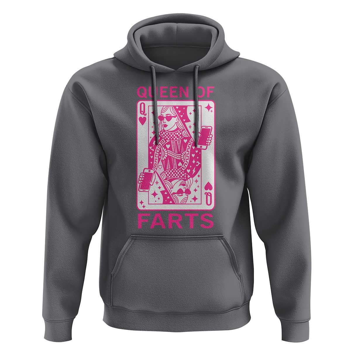 Queen of Farts Hoodie Funny Joke Inappropriate Fart Prank Gift - Wonder Print Shop