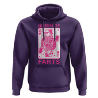 Queen of Farts Hoodie Funny Joke Inappropriate Fart Prank Gift - Wonder Print Shop