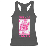Queen of Farts Racerback Tank Top Funny Joke Inappropriate Fart Prank Gift - Wonder Print Shop