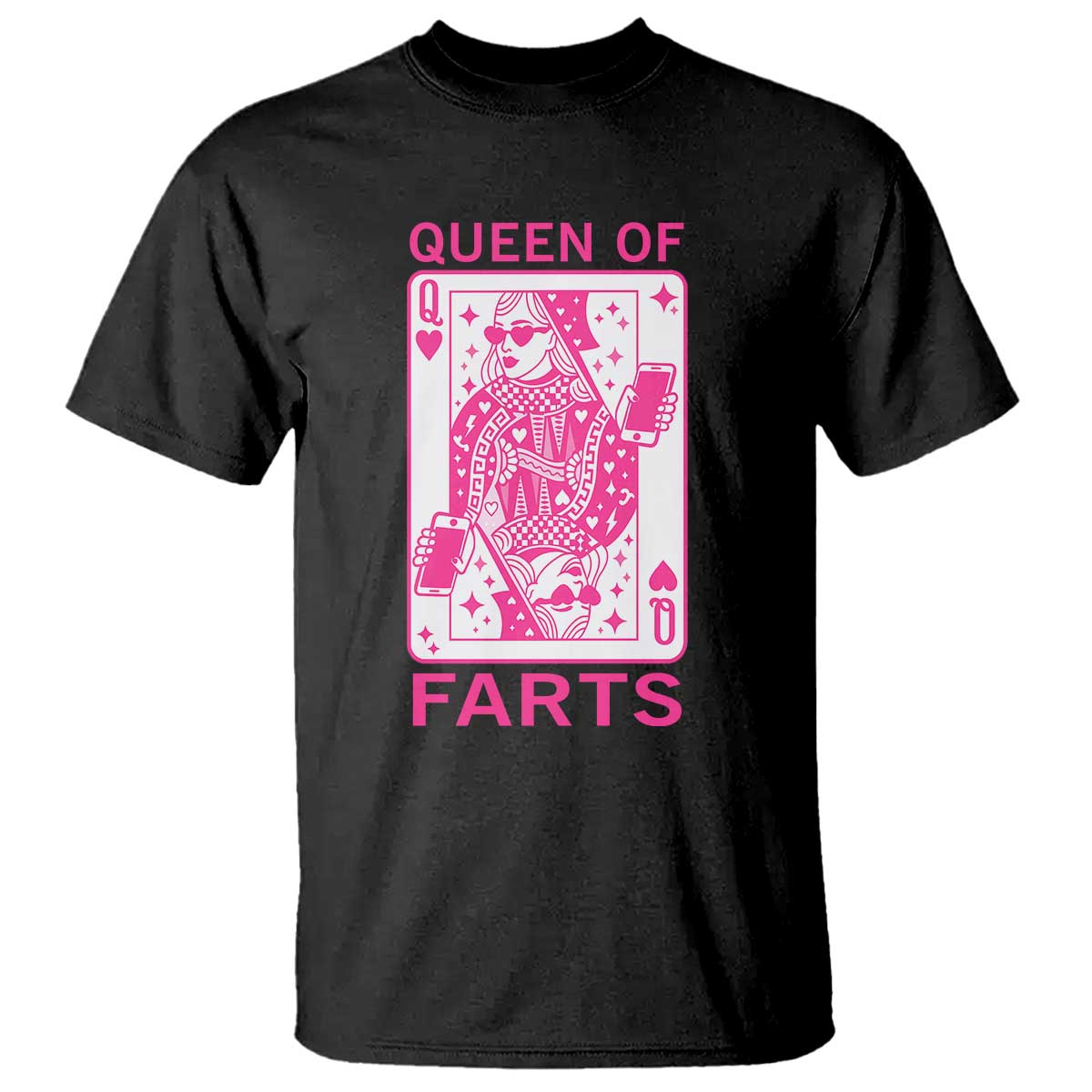 Queen of Farts T Shirt Funny Joke Inappropriate Fart Prank Gift - Wonder Print Shop