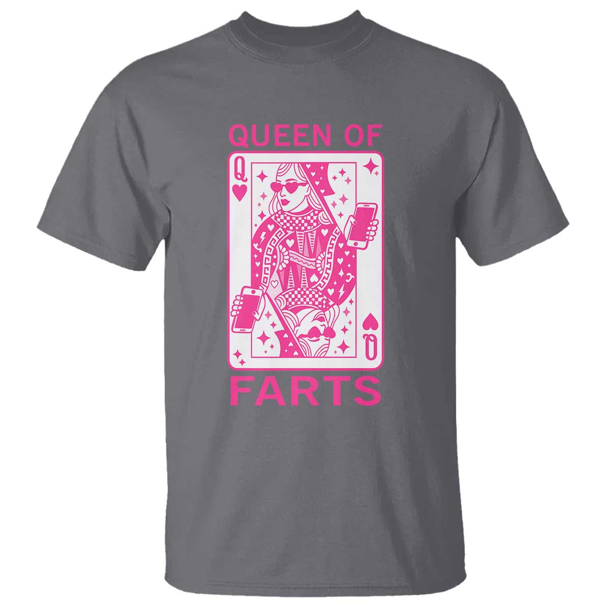 Queen of Farts T Shirt Funny Joke Inappropriate Fart Prank Gift - Wonder Print Shop