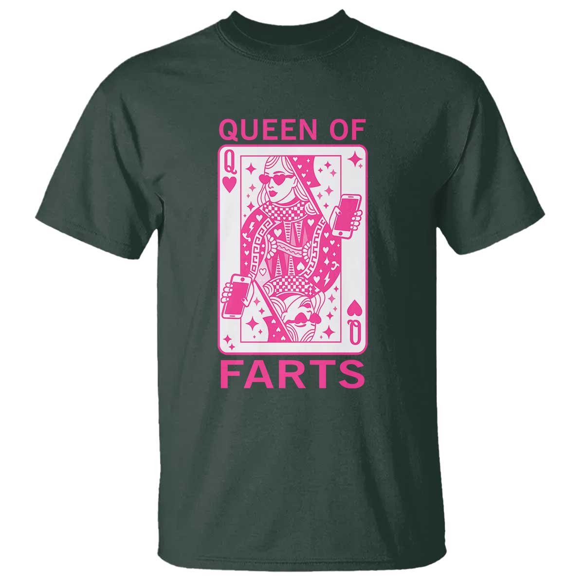 Queen of Farts T Shirt Funny Joke Inappropriate Fart Prank Gift - Wonder Print Shop