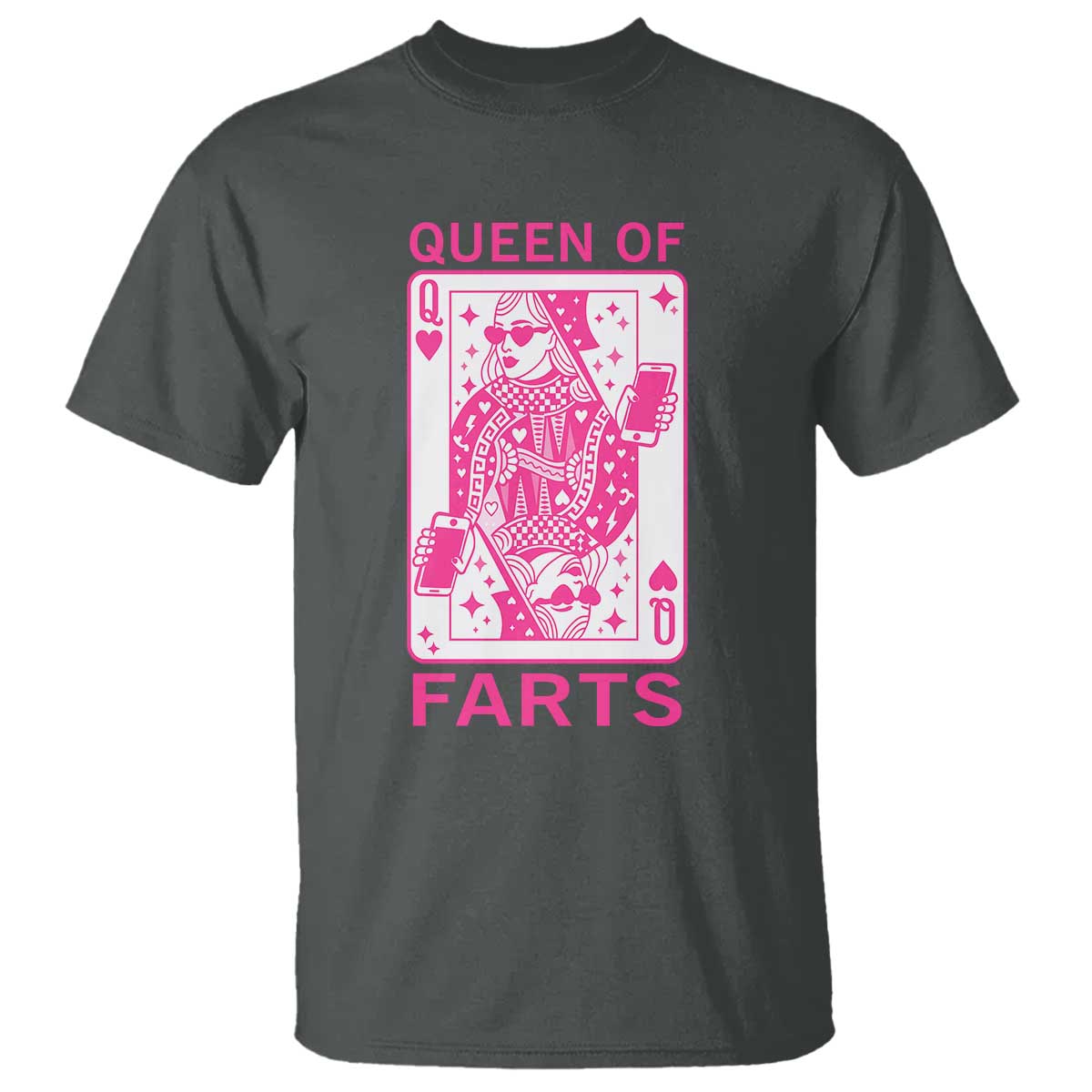 Queen of Farts T Shirt Funny Joke Inappropriate Fart Prank Gift - Wonder Print Shop