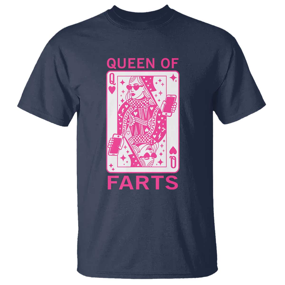 Queen of Farts T Shirt Funny Joke Inappropriate Fart Prank Gift - Wonder Print Shop