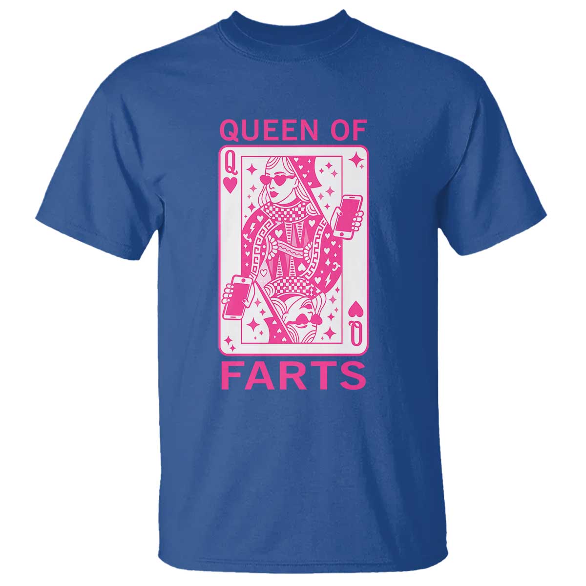 Queen of Farts T Shirt Funny Joke Inappropriate Fart Prank Gift - Wonder Print Shop