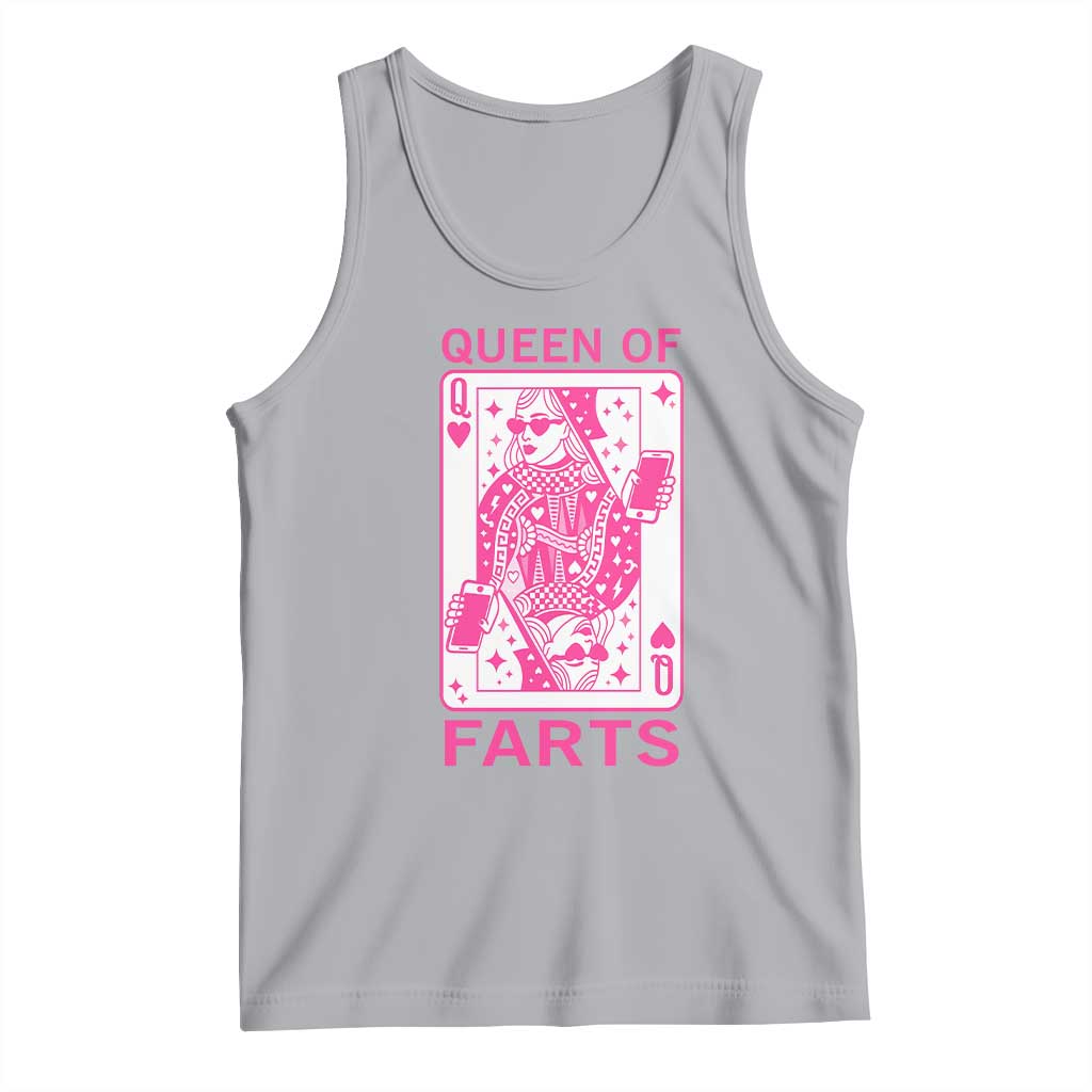 Queen of Farts Tank Top Funny Joke Inappropriate Fart Prank Gift - Wonder Print Shop