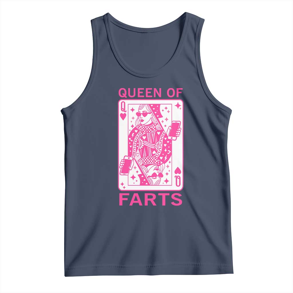 Queen of Farts Tank Top Funny Joke Inappropriate Fart Prank Gift - Wonder Print Shop