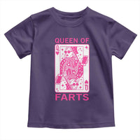 Queen of Farts Toddler T Shirt Funny Joke Inappropriate Fart Prank Gift - Wonder Print Shop