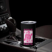 Queen of Farts Tumbler Cup Funny Joke Inappropriate Fart Prank Gift - Wonder Print Shop
