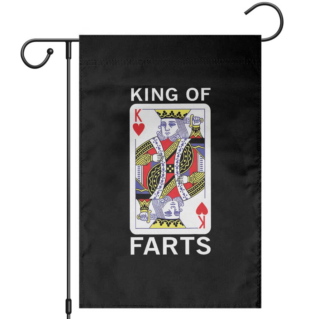King of Farts Garden Flag Funny Joke Inappropriate Fart Prank Gift - Wonder Print Shop