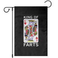 King of Farts Garden Flag Funny Joke Inappropriate Fart Prank Gift - Wonder Print Shop
