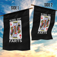 King of Farts Garden Flag Funny Joke Inappropriate Fart Prank Gift - Wonder Print Shop