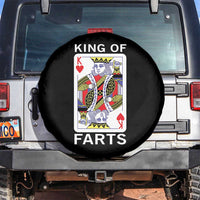 King of Farts Spare Tire Cover Funny Joke Inappropriate Fart Prank Gift - Wonder Print Shop