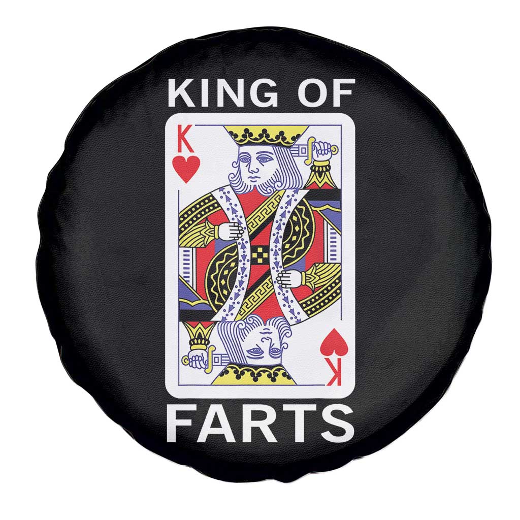 King of Farts Spare Tire Cover Funny Joke Inappropriate Fart Prank Gift - Wonder Print Shop