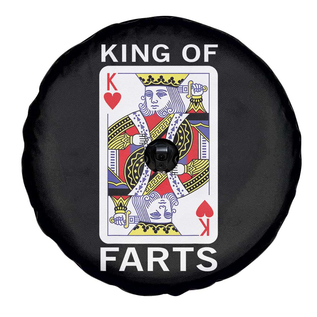King of Farts Spare Tire Cover Funny Joke Inappropriate Fart Prank Gift - Wonder Print Shop