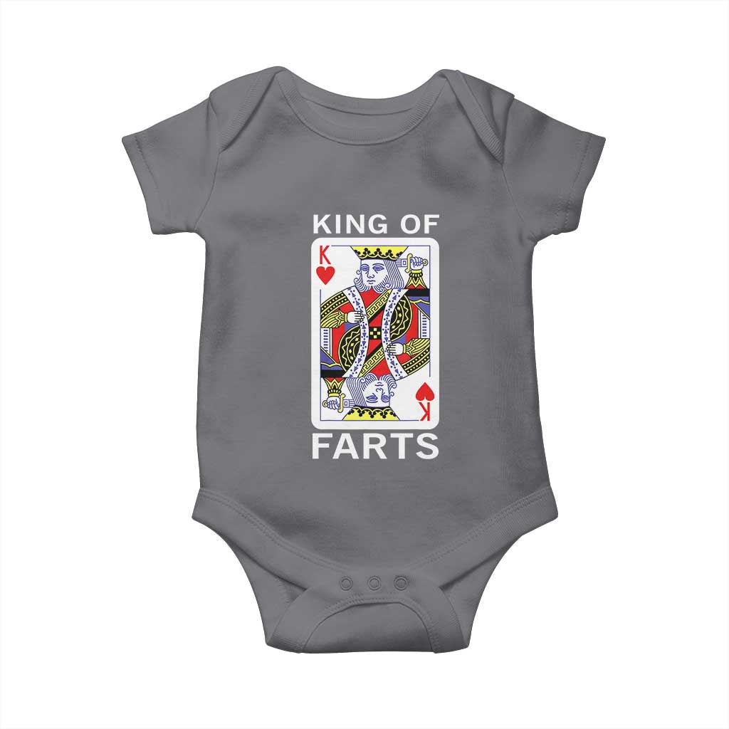 King of Farts Baby Onesie Funny Joke Inappropriate Fart Prank Gift - Wonder Print Shop