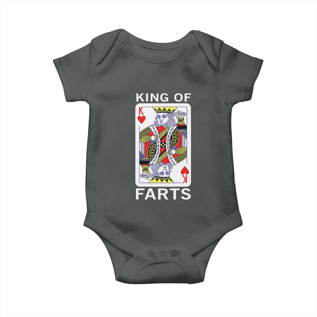 King of Farts Baby Onesie Funny Joke Inappropriate Fart Prank Gift - Wonder Print Shop