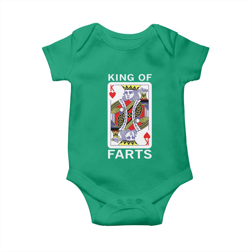 King of Farts Baby Onesie Funny Joke Inappropriate Fart Prank Gift - Wonder Print Shop