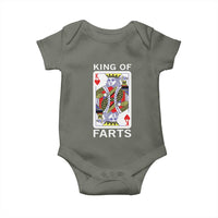King of Farts Baby Onesie Funny Joke Inappropriate Fart Prank Gift - Wonder Print Shop