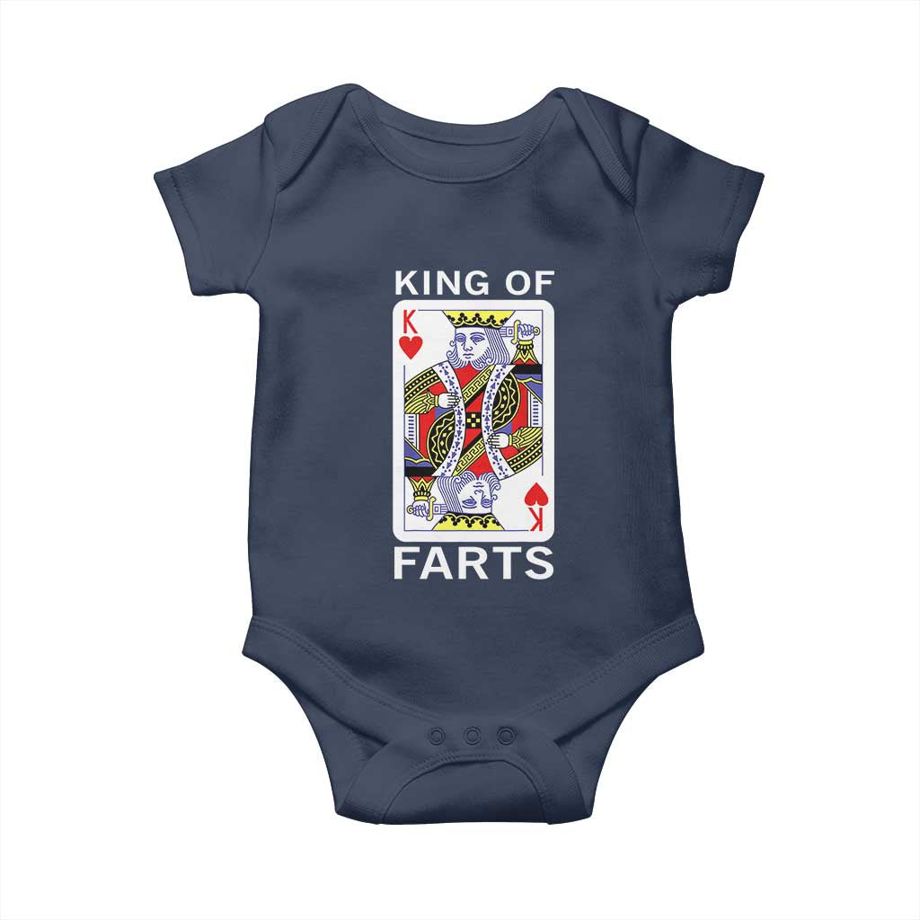 King of Farts Baby Onesie Funny Joke Inappropriate Fart Prank Gift - Wonder Print Shop