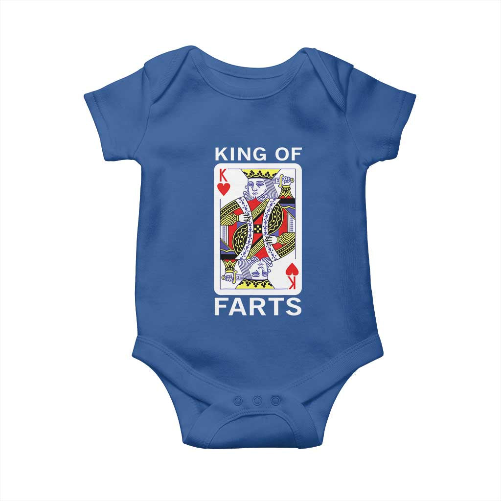 King of Farts Baby Onesie Funny Joke Inappropriate Fart Prank Gift - Wonder Print Shop