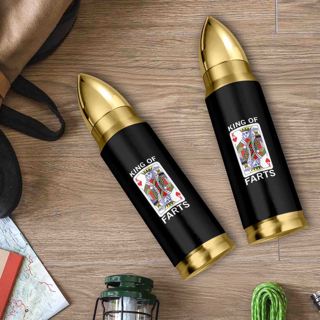 King of Farts Bullet Tumbler Funny Joke Inappropriate Fart Prank Gift - Wonder Print Shop