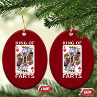 King of Farts Ceramic Ornament Funny Joke Inappropriate Fart Prank Gift - Wonder Print Shop