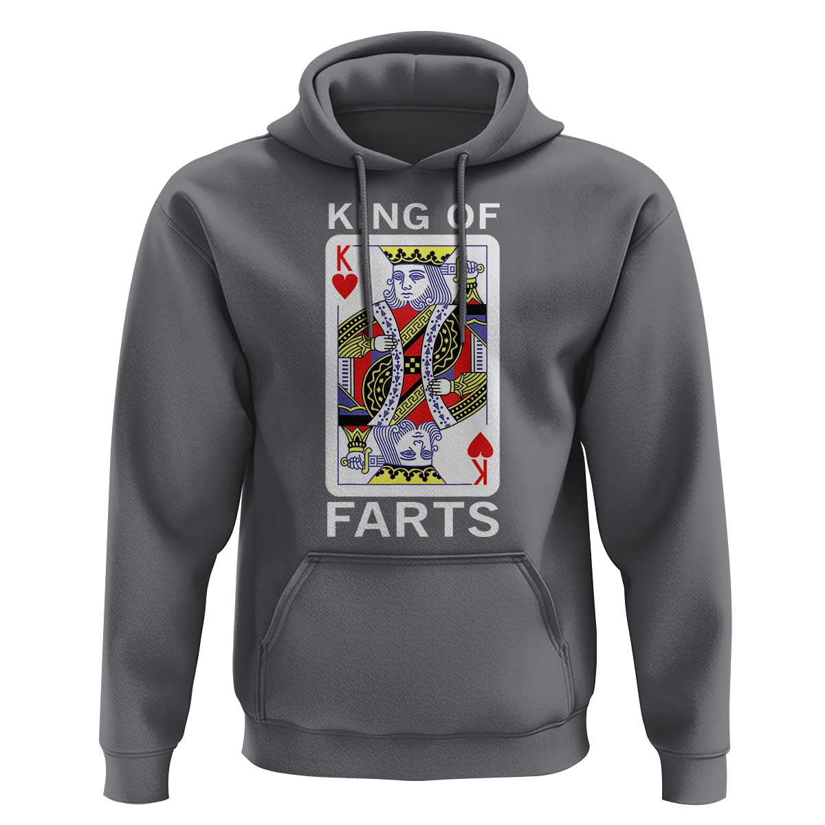 King of Farts Hoodie Funny Joke Inappropriate Fart Prank Gift - Wonder Print Shop