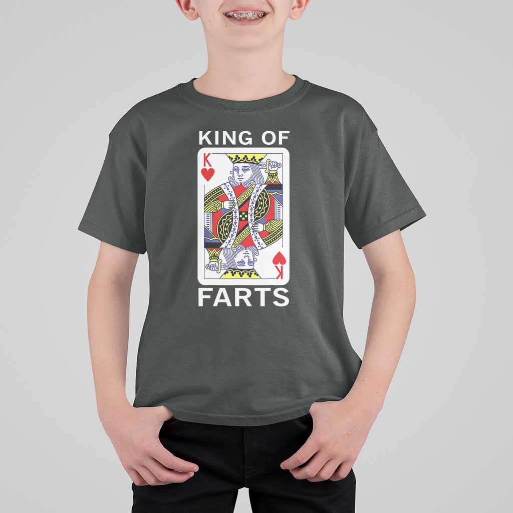 King of Farts T Shirt For Kid Funny Joke Inappropriate Fart Prank Gift - Wonder Print Shop