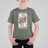 King of Farts T Shirt For Kid Funny Joke Inappropriate Fart Prank Gift - Wonder Print Shop