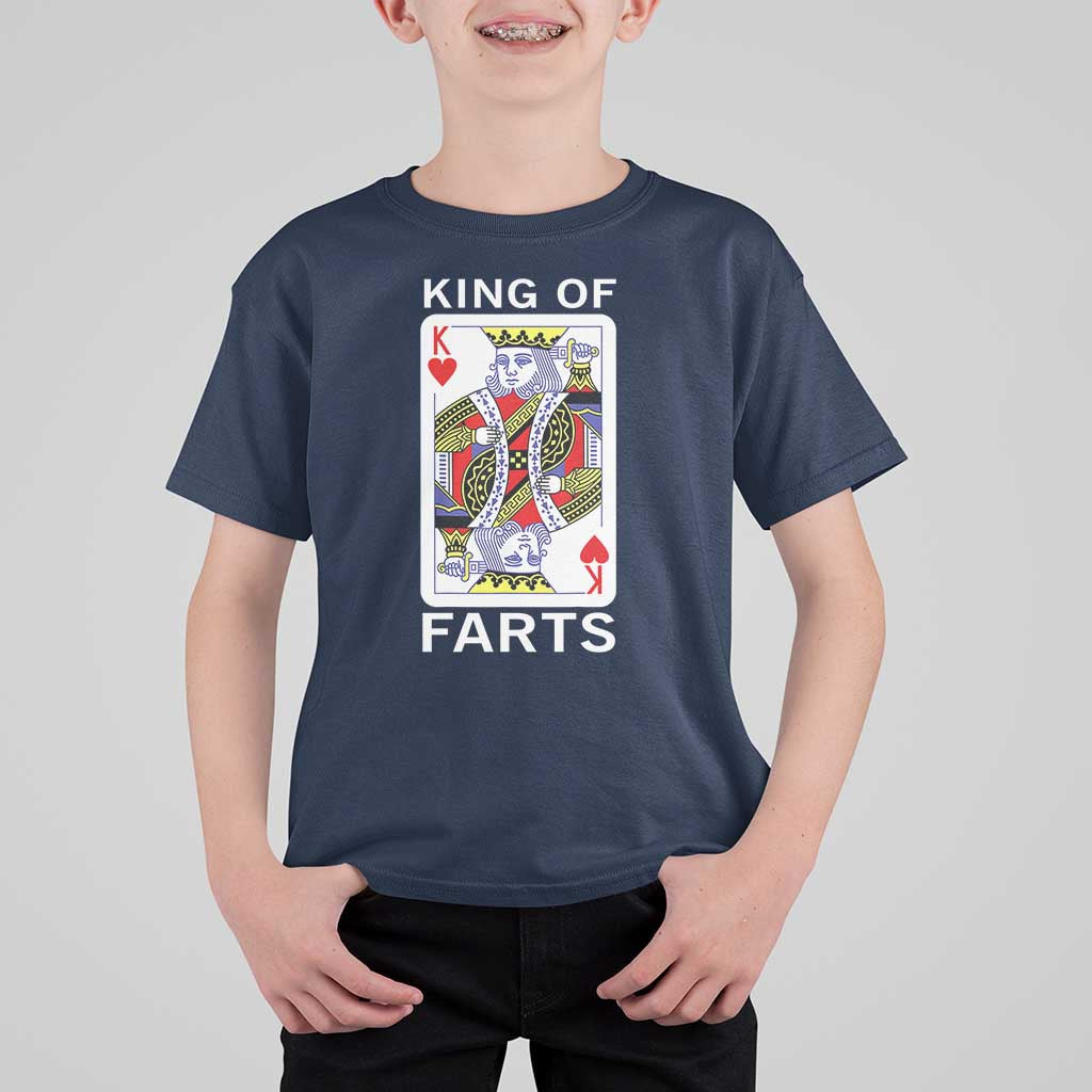 King of Farts T Shirt For Kid Funny Joke Inappropriate Fart Prank Gift - Wonder Print Shop