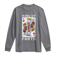 King of Farts Long Sleeve Shirt Funny Joke Inappropriate Fart Prank Gift - Wonder Print Shop
