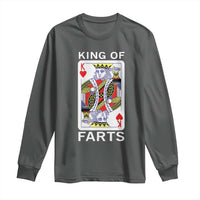King of Farts Long Sleeve Shirt Funny Joke Inappropriate Fart Prank Gift - Wonder Print Shop