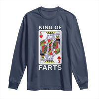 King of Farts Long Sleeve Shirt Funny Joke Inappropriate Fart Prank Gift - Wonder Print Shop