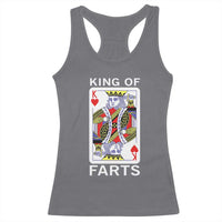 King of Farts Racerback Tank Top Funny Joke Inappropriate Fart Prank Gift - Wonder Print Shop