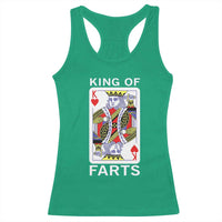 King of Farts Racerback Tank Top Funny Joke Inappropriate Fart Prank Gift - Wonder Print Shop