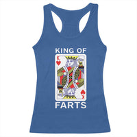 King of Farts Racerback Tank Top Funny Joke Inappropriate Fart Prank Gift - Wonder Print Shop