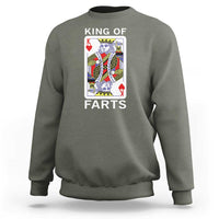 King of Farts Sweatshirt Funny Joke Inappropriate Fart Prank Gift - Wonder Print Shop