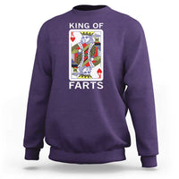 King of Farts Sweatshirt Funny Joke Inappropriate Fart Prank Gift - Wonder Print Shop