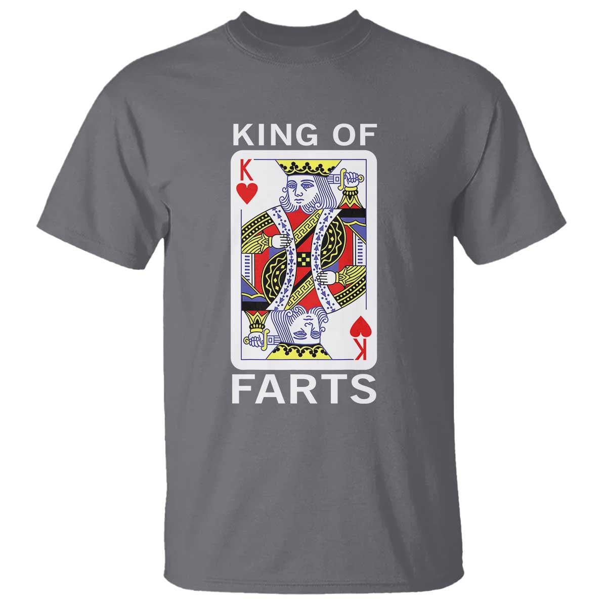 King of Farts T Shirt Funny Joke Inappropriate Fart Prank Gift - Wonder Print Shop