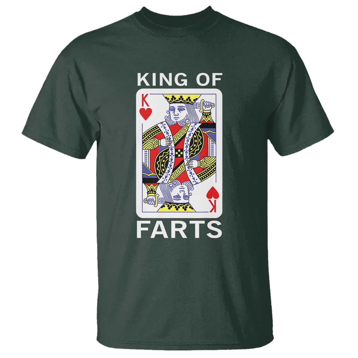 King of Farts T Shirt Funny Joke Inappropriate Fart Prank Gift - Wonder Print Shop