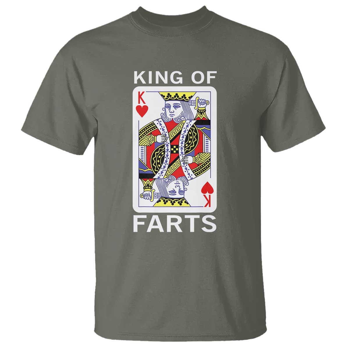 King of Farts T Shirt Funny Joke Inappropriate Fart Prank Gift - Wonder Print Shop