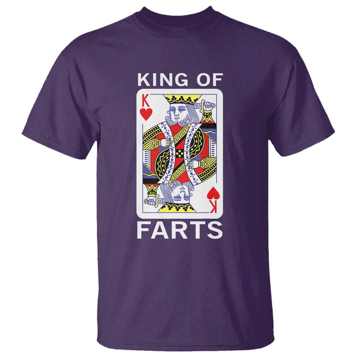 King of Farts T Shirt Funny Joke Inappropriate Fart Prank Gift - Wonder Print Shop