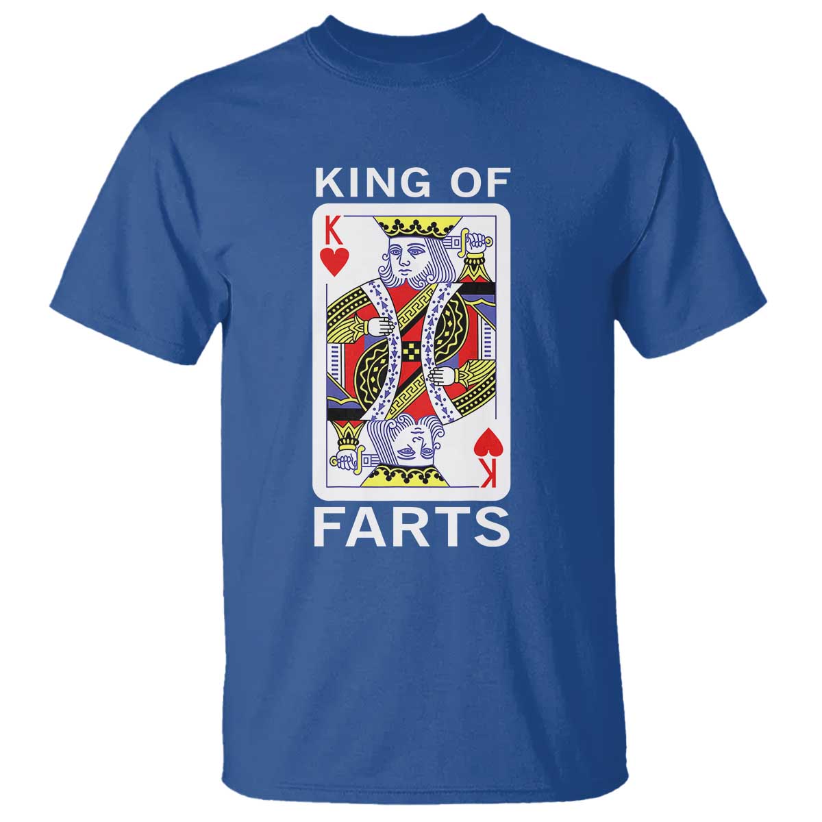 King of Farts T Shirt Funny Joke Inappropriate Fart Prank Gift - Wonder Print Shop