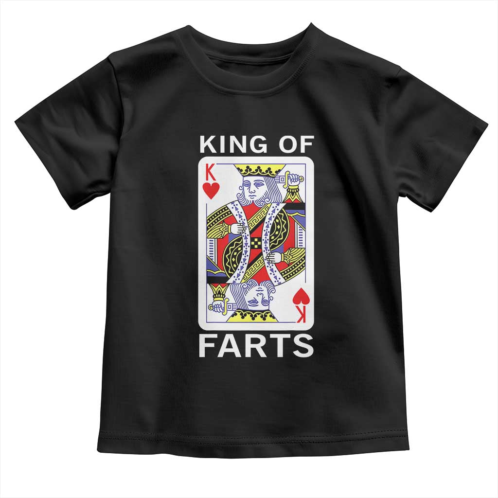 King of Farts Toddler T Shirt Funny Joke Inappropriate Fart Prank Gift - Wonder Print Shop