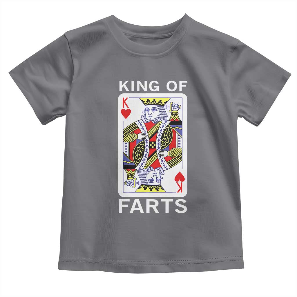 King of Farts Toddler T Shirt Funny Joke Inappropriate Fart Prank Gift - Wonder Print Shop
