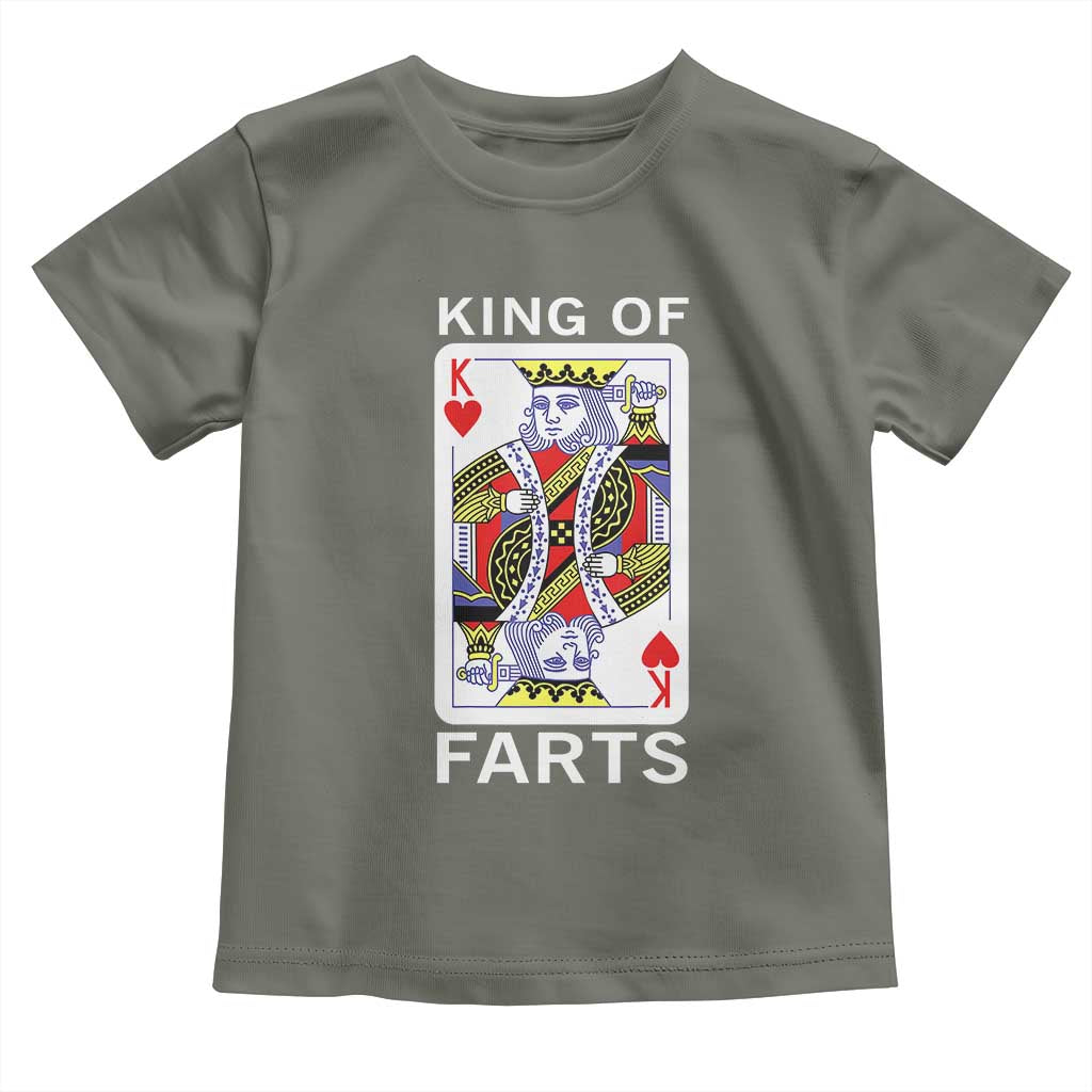 King of Farts Toddler T Shirt Funny Joke Inappropriate Fart Prank Gift - Wonder Print Shop